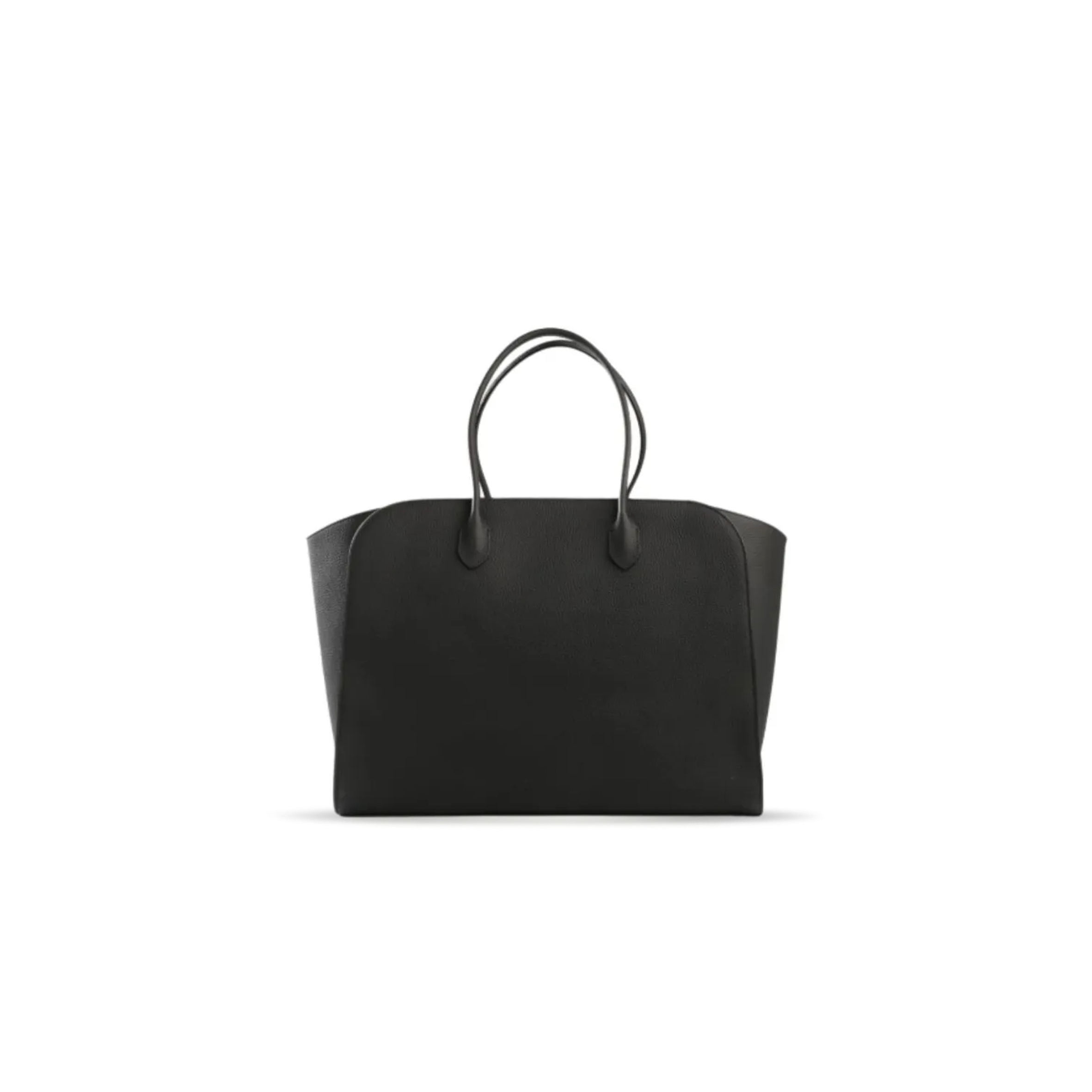 THE ROW MARLO BLACK GRAIN LEATHER TOTE BAG W1773L133TIYS (43*30*23cm)